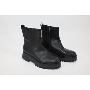 Vince Camuto Neframes Black Leather Lug Sole Ankle Boots – NWOT – 7.5M / EU 38